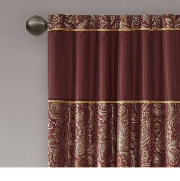 Madison Park Accents Madison Park Whitman Curtain Panel Pair 5 X 80